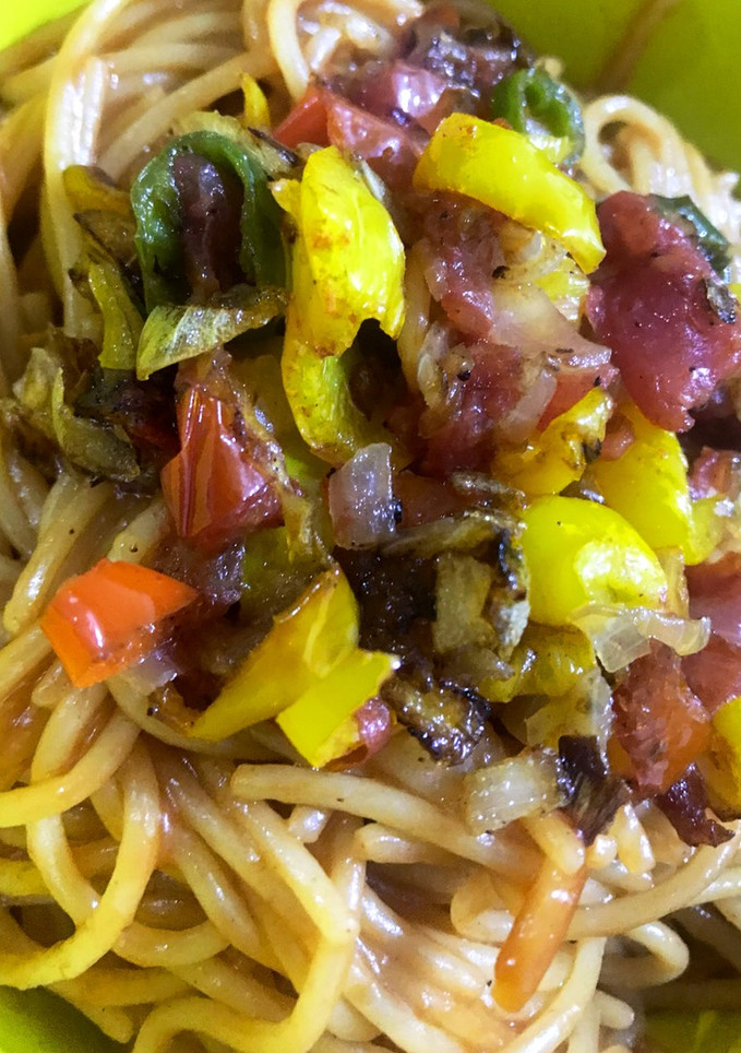 صورة لوصفة سباكتي بالصويا صوص