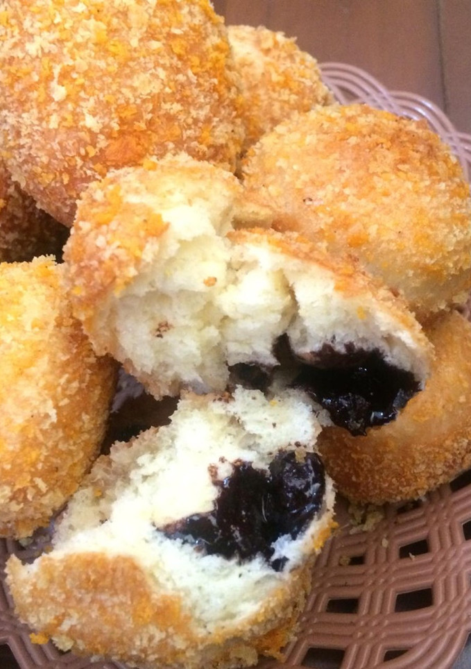 Foto resep Roti goreng lembut coklat lumer / panada coklat