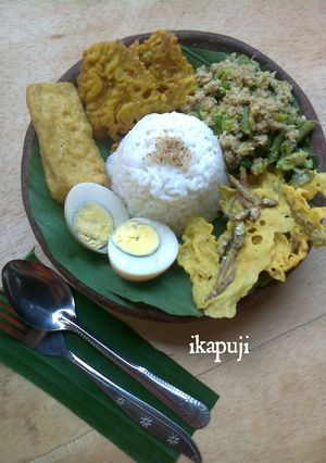 Foto resep Sego gudangan atau nasi gudangan