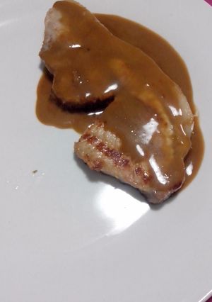 Una foto de Bifes de cerdo a la mostaza