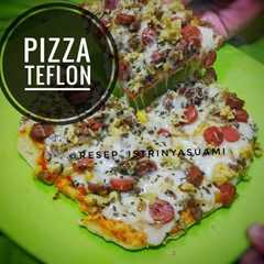 A picture of Pizza teflon gampang camilan mudah cepat.