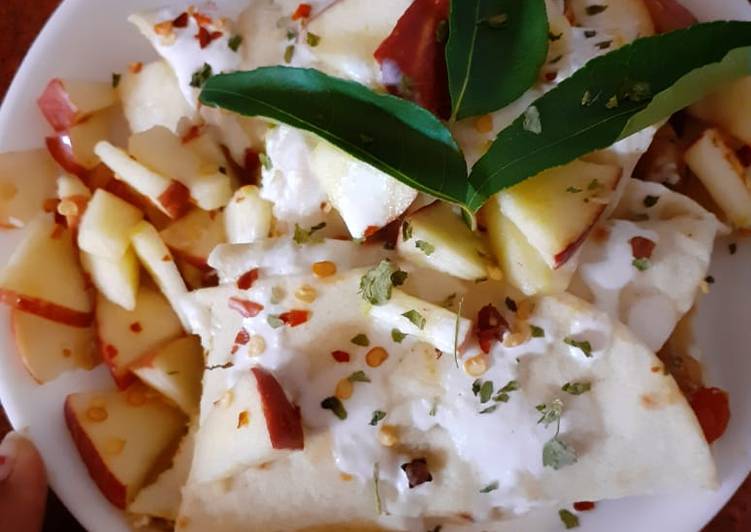 Simple Way to Prepare Favorite Mexican Bruttois with sour cream and apple salsa