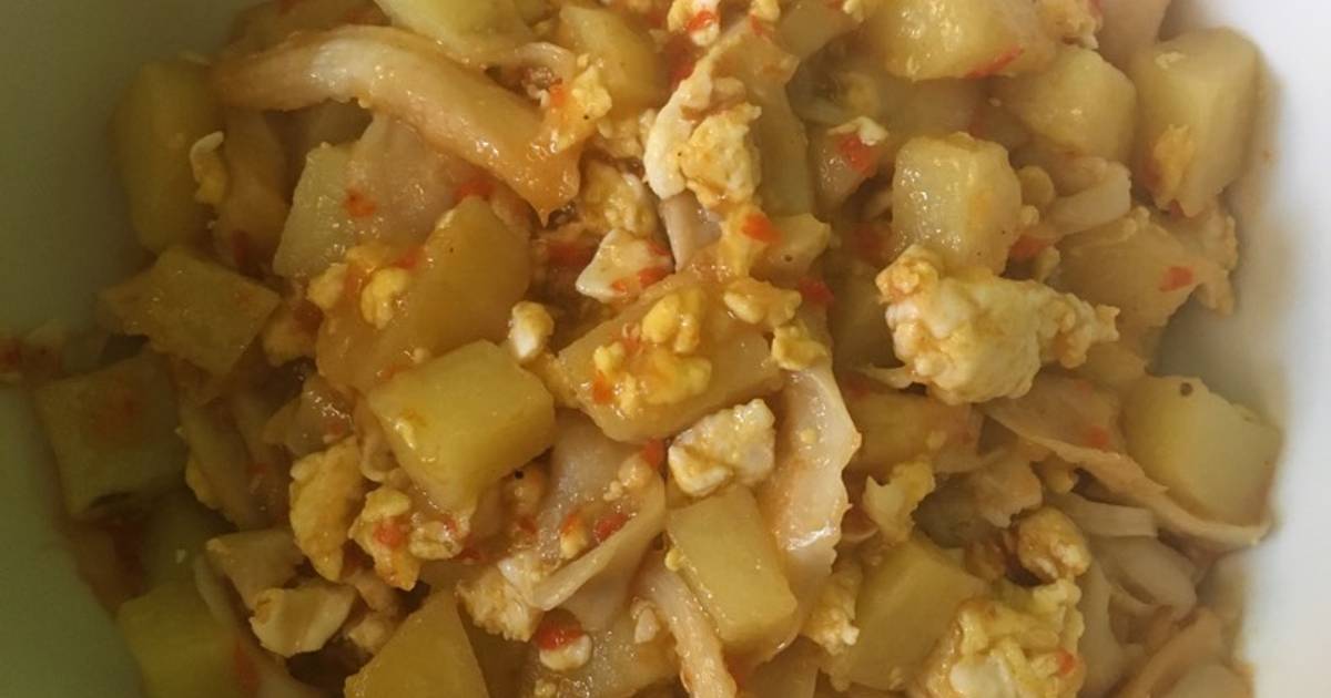 Resep Tumis Jamur Tiram Dan Kentang Oleh Imout Jelita Cookpad