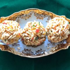 A picture of Mamrana ladoo.