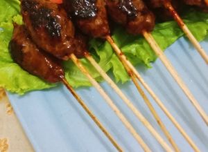 Foto resep Sate daging giling