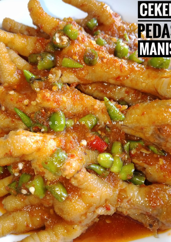 Foto resep Ceker Pedas Manis