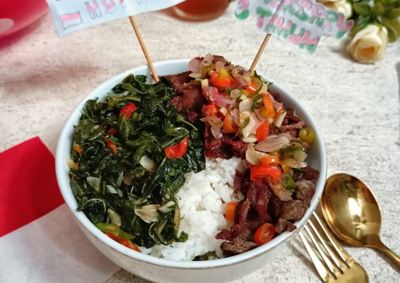 Said Sapi Sambal Matah Nasi Piring (NTT Special)