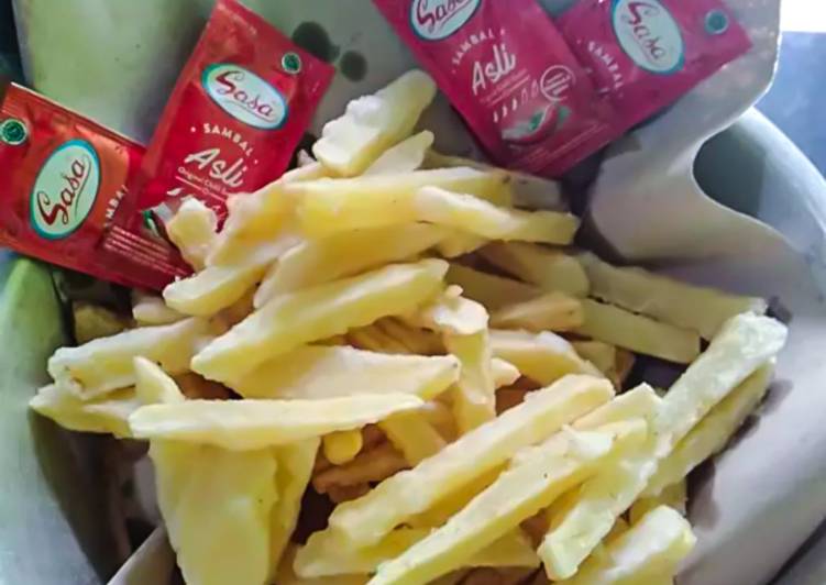 Kentang Goreng homemade ala KFC