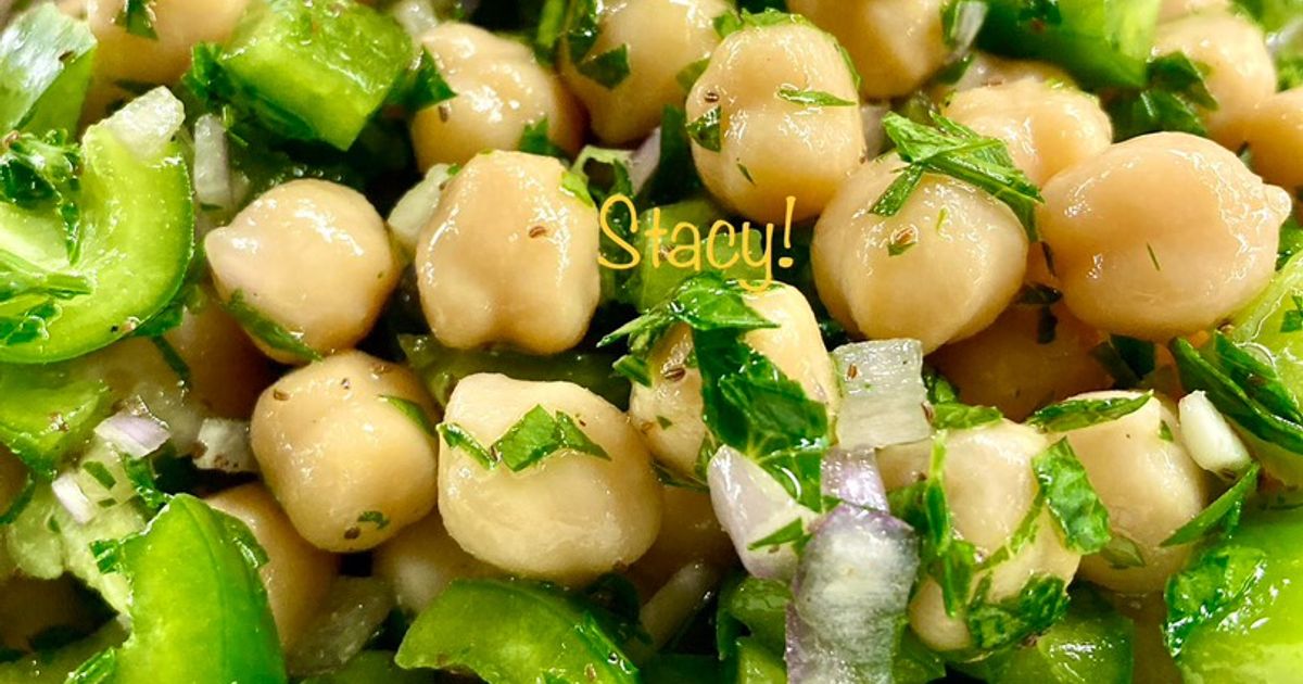Favorite Chickpea Salad Recipe by Stacy!