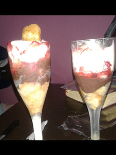 Una foto de Postre en copas