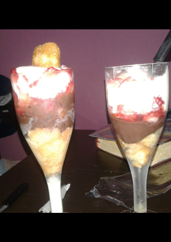 Una foto de Postre en copas