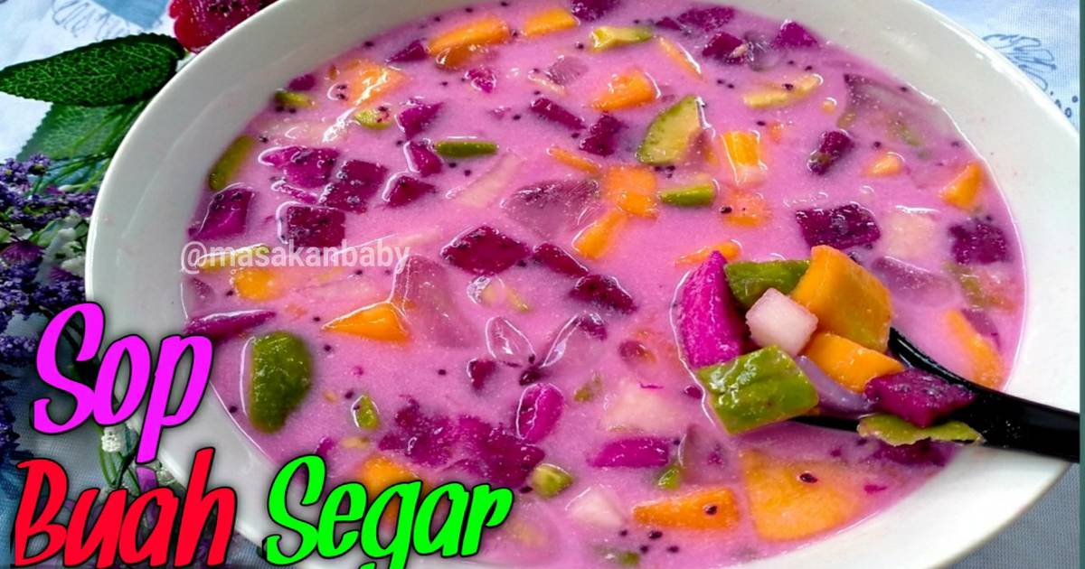 Resep Sop Buah Segar Lezat Dan Praktis Oleh Vlia Cooking Cookpad