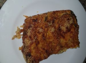 Una foto de Zapallo italiano gratinado..