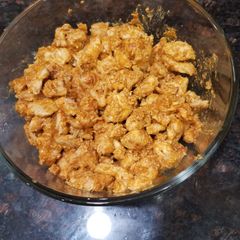 A picture of Masala chicken boti.