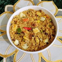 A picture of Proso Millet With Sprouts, Veggies.