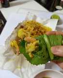 Bánh xèo tôm thịt bằm