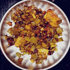 Sem Aloo ki Sabzi A picture of Sem Aloo ki Sabzi.