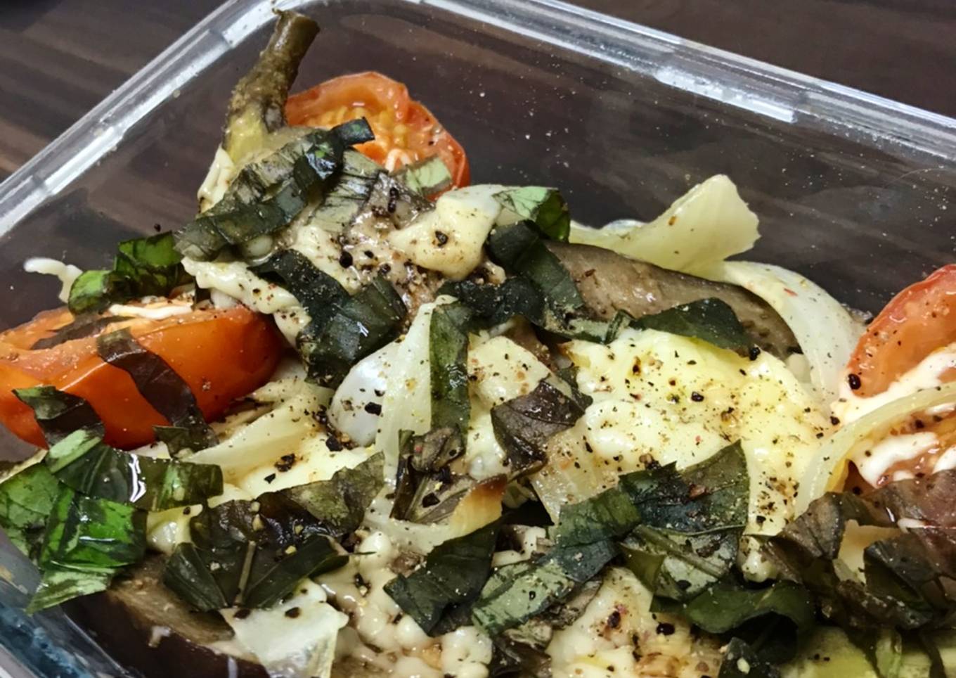 Receta de tupper: ⏱Berenjenas al horno🍆