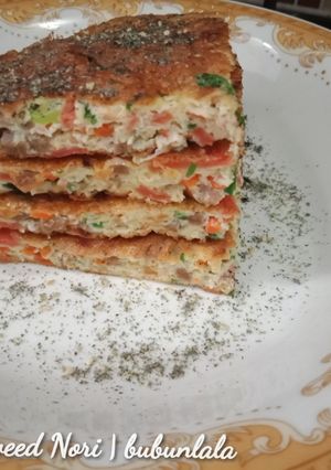 Foto resep Omlet Seaweed Nori