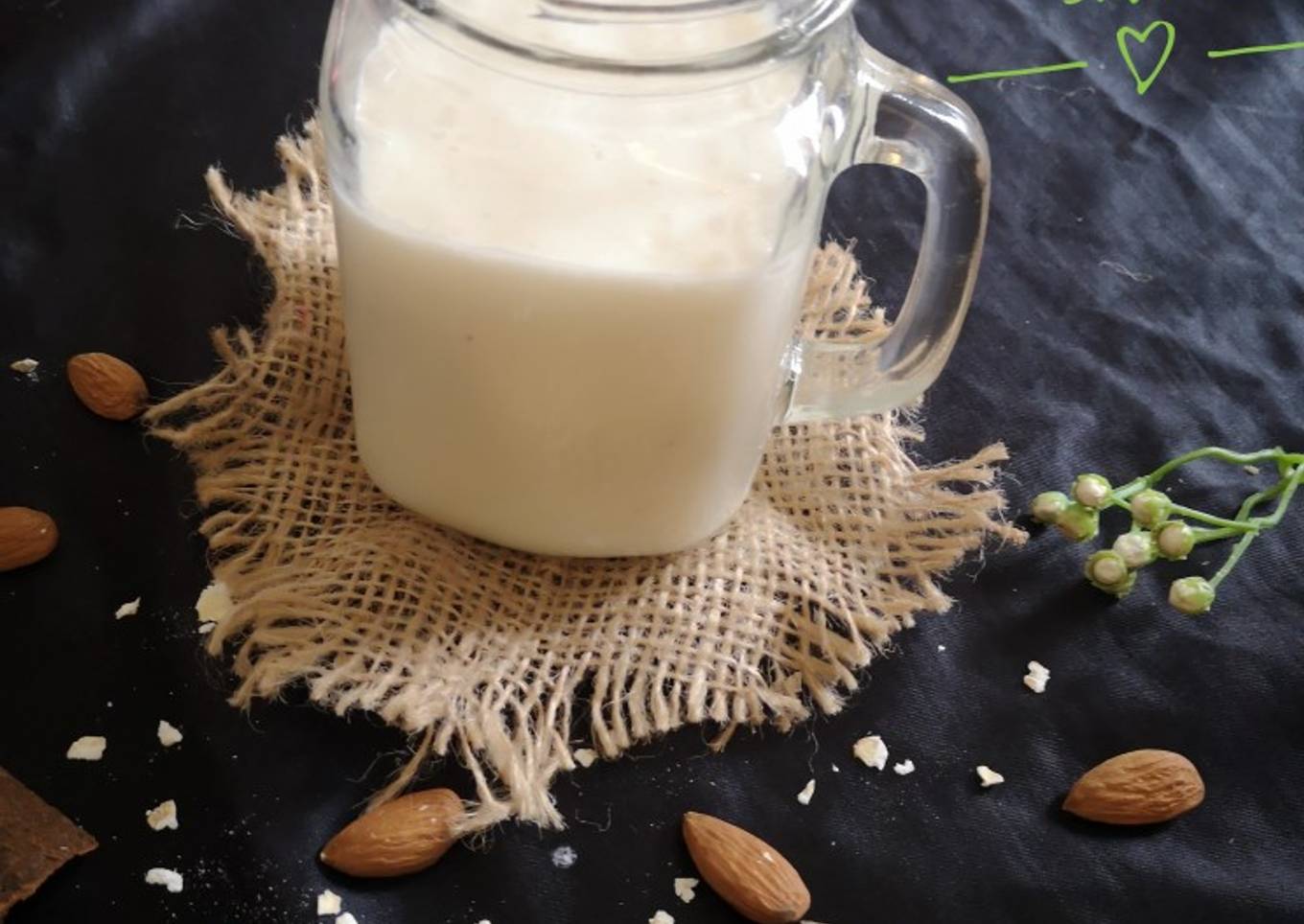 Banana oats shake