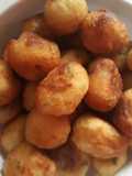 Papas noisette con queso, bien sabrosas!!