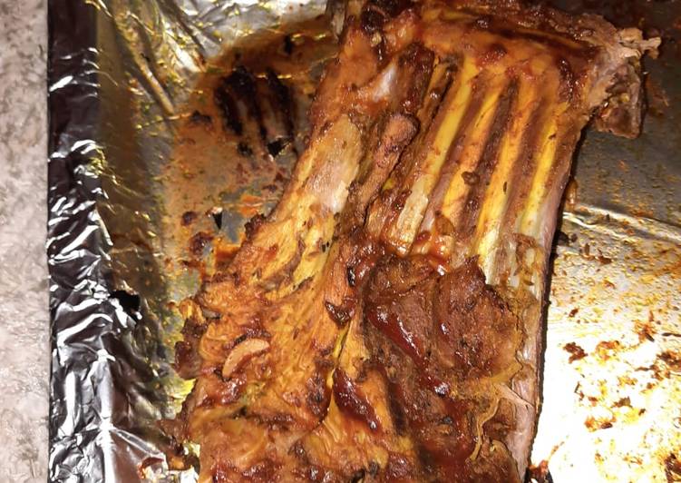 Steps to Make Homemade Bbq ribs(Goat)