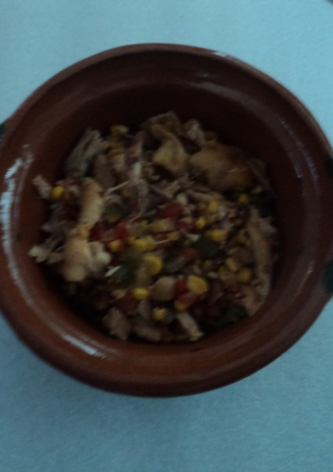Una foto de Bistec de puerco o cerdo a la milpa campirana. México
