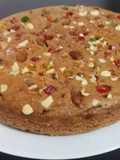 Wheat flour, dry fruits cake