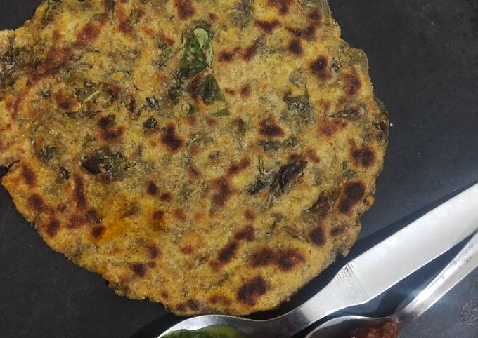 Recipe of Homemade Bajra and ragi ka thepla