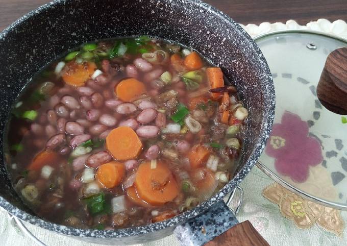 Sup Kacang Merah Tanpa Daging Ala Dapur Saya😘