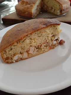 Una foto de Tarta de pollo sin masa