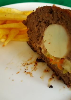 Una foto de Pan de carne relleno