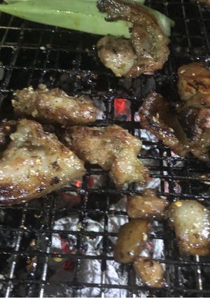Hình của món Heo rừng nướng.