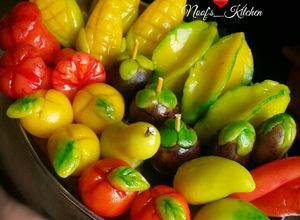 Foto resep Kue Buah Mini Thailand / Kanom Look Choup
