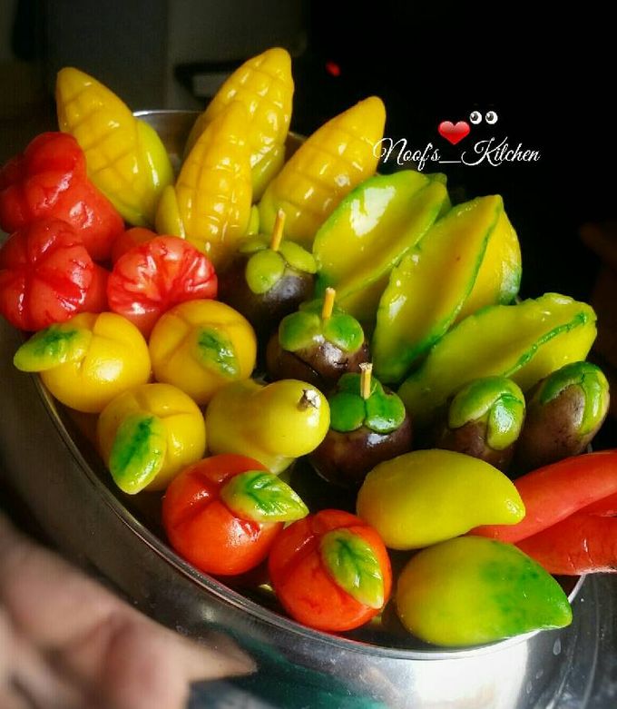 Foto resep Kue Buah Mini Thailand / Kanom Look Choup
