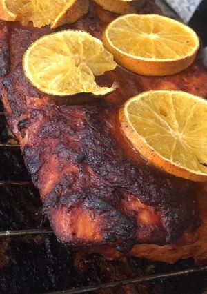 Una foto de Costillas al Guajillo
