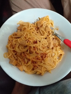 Foto resep Spageti Carbonara Pedas