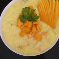 Mango custard A picture of Mango custard.