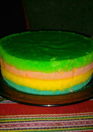 Foto resep Rainbow Cake Kukus