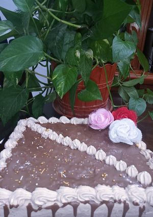 صورة لوصفة كيكة عائلية بالشكولاطة🥮