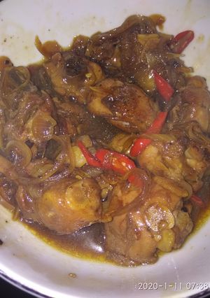 Foto resep Ayam Saori sapi lada hitam