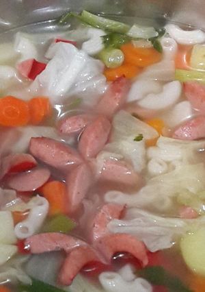 Foto resep Sop Makaroni Sosis