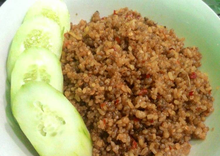 Easiest Way to Prepare Super Quick Homemade Nasi goreng tiwul by ing2