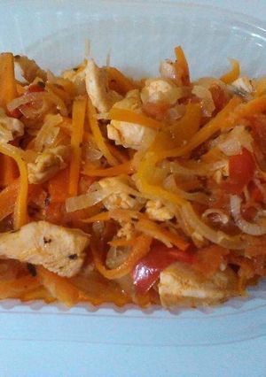 Una foto de Escabeche de pollo