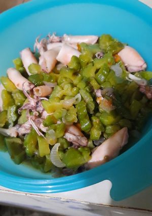 Foto resep Tumis Paria cumi asin