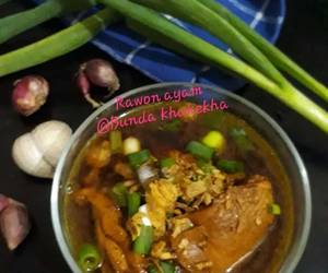 Resep mudah Rawon Ayam Lezat Mantap