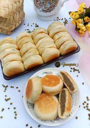 Foto resep 61. PIA BASAH / ROTI GEPENG ISI KACANG HIJAU DURIAN (Teflon)