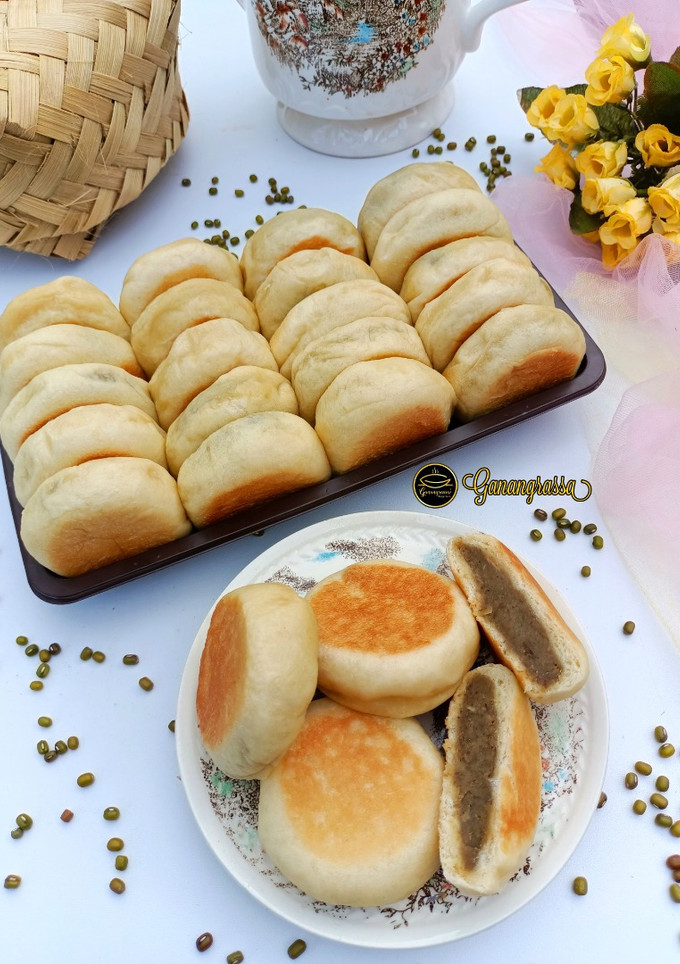 Foto resep 61. PIA BASAH / ROTI GEPENG ISI KACANG HIJAU DURIAN (Teflon)