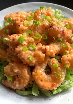 A picture of Bang Bang Prawns.