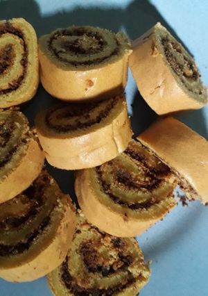 Foto resep Bolu gulung isi abon